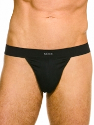 Buddy Thong Black Stretch Cotton