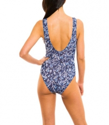Oceana Tan Through support-top swimsuit