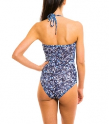 Oceana Tan Through tube swimsuit