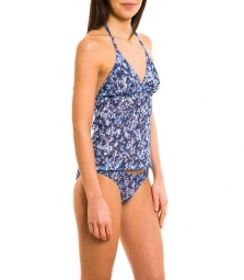 Luanda Tan Through tankini top