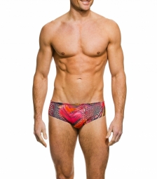 Etna Tan Through Deep Waist Swimbrief