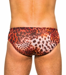 Kariba Tan Through Deep Waist Swim Brief