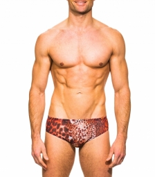 Kariba Tan Through Deep Waist Swim Brief
