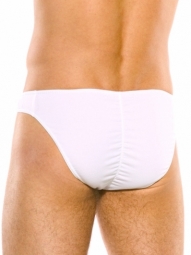 Contour Briefs White Stretch Cotton