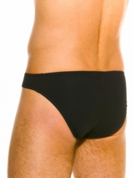 Contour Cotton Brief Black Stretch Cotton