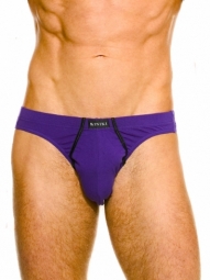 Giles Brief Purple Stretch Cotton