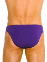 Giles Brief Purple Stretch Cotton