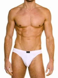 Giles Brief White Stretch Cotton