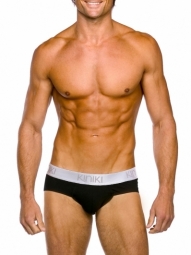 Oxford Brief Black Stretch Cotton