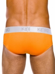 Oxford Brief Orange Stretch Cotton