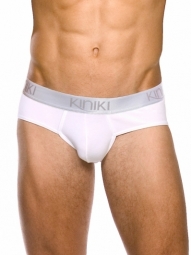 Oxford Brief White Stretch Cotton