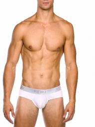 Oxford Brief White Stretch Cotton