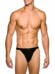 Dean Tanga Black Stretch Cotton