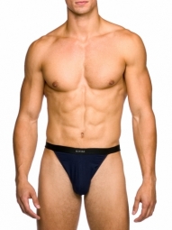 Dean Tanga Navy Stretch Cotton