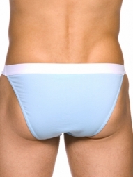 Dean Tanga Sky Blue Stretch Cotton