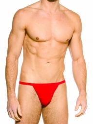 Kelly Tanga Red Stretch Cotton