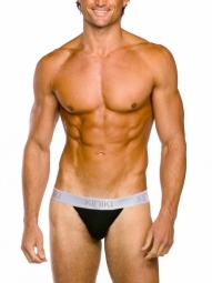 Oxford Tanga Black Stretch Cotton