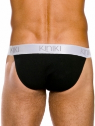 Oxford Tanga Black Stretch Cotton