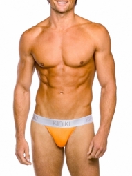 Oxford Tanga Orange Stretch Cotton