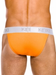 Oxford Tanga Orange Stretch Cotton