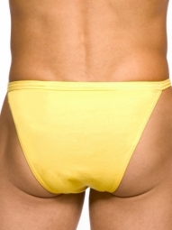 Raffles Stretch Cotton Tanga Yellow