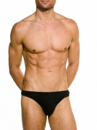 Cha Cha Thong Black Stretch Cotton