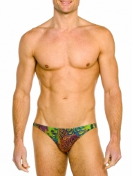 Amalfi Mens Tan Through Swim Micro