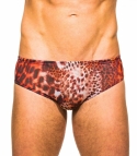 Kariba Tan Through Deep Waist Swim Brief