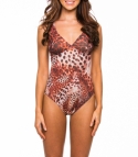 Kariba Tan Through Support Top Swimsuit