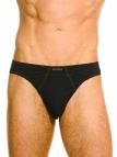 Giles Brief Black Stretch Cotton