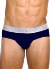 Oxford Brief Navy Stretch Cotton