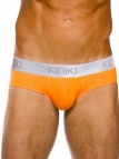 Oxford Brief Orange Stretch Cotton