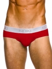 Oxford Brief Red Stretch Cotton