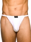 Raffles Stretch Cotton Tanga White