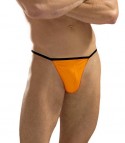 Orange mens g string frontgrande