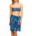 Azure Tan Through sarong