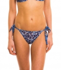 Oceana Tan Through bikini tie-side tanga